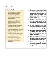 Chương 5 Khám Phá Tiếp Cận Adler Trong Liệu Pháp Tâm Lý | Môn Tâm lý - Đại học Sư phạm Thành phố Hồ Chí Minh