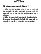 C09 - Chương 9: Bức Xạ Nhiệt và Các Định Luật Liên Quan