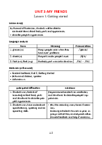 Giáo án Tiếng Anh 6 sách Global Success HK1 Unit 3