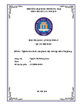 Nghiên cứu chức năng lãnh đạo của tập đoàn Vingroup | Bài thảo luận Quản trị học