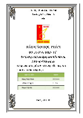 Báo cáo Cảm biến siêu âm và xử lý sai số môn Đo lường điện | Trường Đại học Bách Khoa Hà Nội
