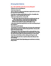 Đề cương Chính trị Kinh tế - Phân tích Sản xuất Hàng hóa và Chức năng