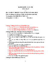 TOP 145 câu hỏi lý thuyết ôn tập kết thúc học phần môn Luật Hiến Pháp | Đại học Luật, ĐHQG Hà Nội