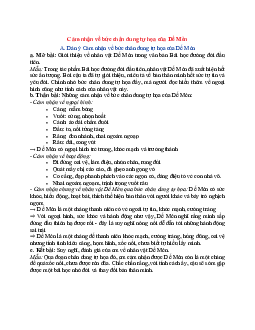 Văn mẫu lớp 6 Kết nối tri thức bài Cảm nhận về bức chân dung tự họa của Dế Mèn
