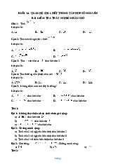 Phiếu bài tập toán. Quan hệ chia hết trong tập hợp số nguyên