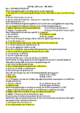 tóm tắt nội dung ôn thi học kì 1