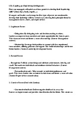 C11: Leading and leadership development môn Principles of Management | Trường Đại học Quốc tế, Đại học Quốc gia Thành phố Hồ Chí Minh