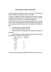 Bài tập ước lượng tham số  - Kế toán tài chính | Trường Đại học Lao động - Xã hội