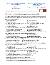 Đề thi thử tốt nghiệp THPT 2025 môn Giáo dục Kinh tế và Pháp luật lần 1 cụm số 4, Hải Dương