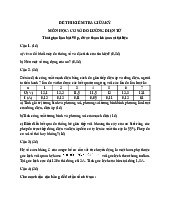 Đề thi kiểm tra giữa kỳ môn Cơ sở đo lường điện tử | Học viện Công Nghệ Bưu Chính Viễn Thông