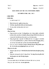 Giáo án Bài 21: Lực hấp dẫn môn Vật lí 10
