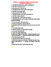 KTPT - Bài Tập Trắc Nghiệm Ôn Thi Kinh Tế Phát Triển