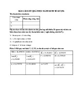 Báo cáo kết quả thực hành kinh tế lượng môn Nguyên lý kế toán   | Học viện Nông nghiệp Việt Nam