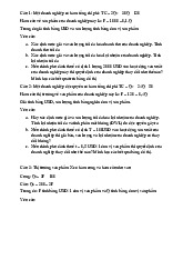 Bài tập Chương 2, 3: Doanh Nghiệp Độc Quyền và Cạnh Tranh môn Kinh tế vi mô 1 | Học viện Tài chính