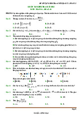 10 đề ôn tập cuối học kì 1 Toán 11 CTST cấu trúc trắc nghiệm mới