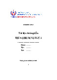 Giáo trình môn vật lý 1 – Bộ môn vật lý | Trường Đại học sư phạm kỹ thuật TP Hồ Chí Minh
