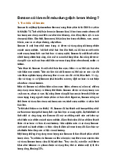 Benzen có làm mất màu dung dịch brom không?