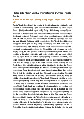 Phân tích nhân vật Lý thông trong truyện Thạch Sanh