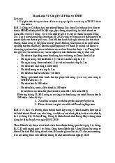 Thảo Luận Về Công Ty Cổ Phần và TNHH - Luật kinh tế | Trường Đại học Thương Mại