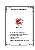 Tiểu luận môn Rèn luyện nghiệp vụ sư phạm | Đại học Sư phạm Hà Nội 2
