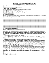 Báo Cáo Thực Hành Thí Nghiệm Vật Lý Đo tốc độ truyền âm trong không khí | Vật lý 11