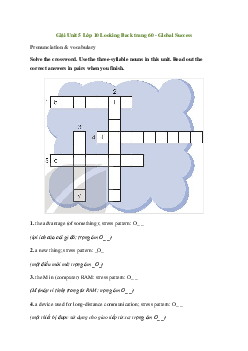 Bài tập tiếng Anh lớp 10 Unit 5 sách Kết nối tri thức với cuộc sống  - Kết Nối Tri Thức