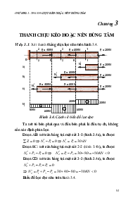 Giáo trình "Chương 3: Thanh chịu kéo hoặc nén đúng tâm"