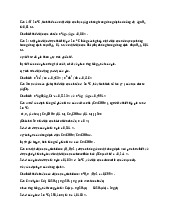 Bài tập chương 6 môn hóa đại cương–Trường Đại học bách khoa - Đại học đà nẵng.