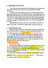 Bài thuyết trình về MKT Vi Mô: Phân Tích Coca-Cola môn Kinh tế vi mô | Trường đại học Mở Hà Nội