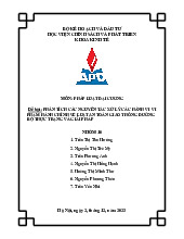 Phân Tích Nguyên Tắc Vi Phạm An Toàn Giao Thông Đường Bộ | Môn Pháp luật đại cương - Học viện Chính sách và Phát triển