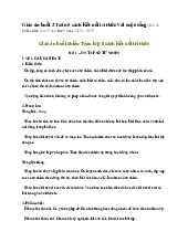 Giáo án buổi 2 Toán 5 sách Kết nối tri thức với cuộc sống