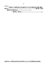 Bài Tập Nguyên Lý Thống Kế có đáp án | Đại học Nội Vụ Hà Nội