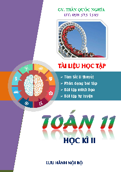 Tài liệu học tập Toán 11 học kì 2 – Trần Quốc Nghĩa