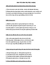Ôn thi kinh tế chính trị cuối kì trắc nghiệm | Đại học Nội Vụ Hà Nội