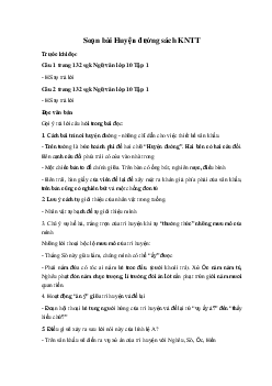 Soạn bài Huyện đường sách KNTT