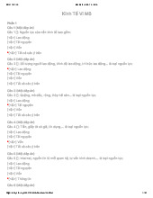 Bài tập trắc nghiệm Kinh Tế Vi Mô | Trường Đại học Thương mại