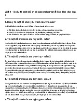 Viết 4 - 5 câu tả một đồ chơi của em hay nhất Tập làm văn lớp 2