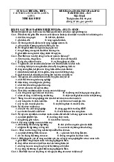 Đề thi thử tốt nghiệp 2025 Địa lí Sở GD Bắc Ninh giải chi tiết