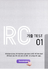 TEST 1 RC (1)  | Tài liệu Tiếng Anh