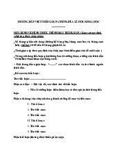 Hướng dẫn viết tiểu luận chủ nghĩa xã hội khoa học môn Chủ nghĩa xã hội và khoa học | Trường Đại học Kinh doanh và Công nghệ Hà Nội