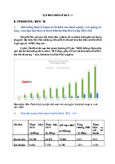 Tập đoàn hòa phát 3 - môn quản trị tài chính doanh nghiệp - tìm hiểu về tình hình tài chính của 2 môn Quản trị tài chính   | Học viện Nông nghiệp Việt Nam