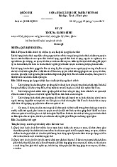 Luật Tố Tụng Hành Chính 93/2015/QH13 | Môn Luật hành chính - Đại học Công Đoàn