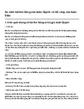 So sánh bài thơ Sóng của Xuân Quỳnh và Vội vàng của Xuân Diệu | Ngữ văn 12