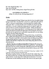 Bài thu hoạch đề tài khủng hoảng kinh tế | Môn kinh tế vĩ mô