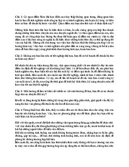 Câu hỏi ôn tập Nguyên lý Marketing