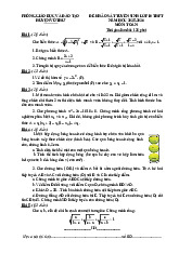 Đề khảo sát Toán vào lớp 10 năm 2025 – 2026 phòng GD&ĐT Vũ Thư – Thái Bình có đáp án