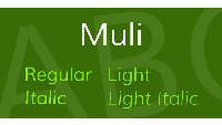 Font Muli Việt Hóa