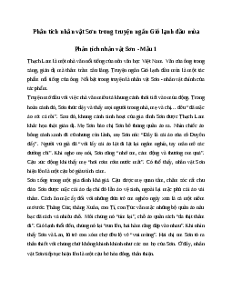 Văn mẫu lớp 6: Phân tích nhân vật Sơn trong truyện ngắn Gió lạnh đầu mùa (7 mẫu) | Kết nối tri thức