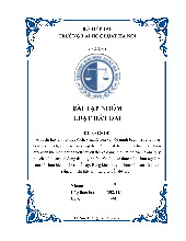 Bài tập nhóm môn Luật đất đai | Trường Đại học Luật Hà Nội