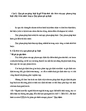 Đề cương ôn tập môn Pháp luật đại cương | Trường đại học Mở Hà Nội